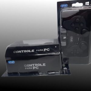 Controle Joystick com fio Video Game Analógico Vibratório Dualshock (Com Entrada USB) – KP-CN701