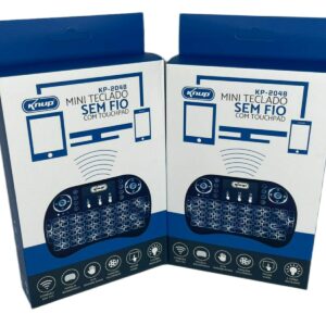 Mini Teclado Sem Fio Com Touchpad KNUP (KP-2048)